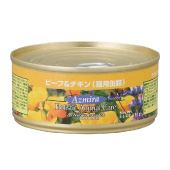 アズミラ　缶詰 ビーフ&チキン S缶(156g)